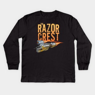 The Razor Crest Kids Long Sleeve T-Shirt